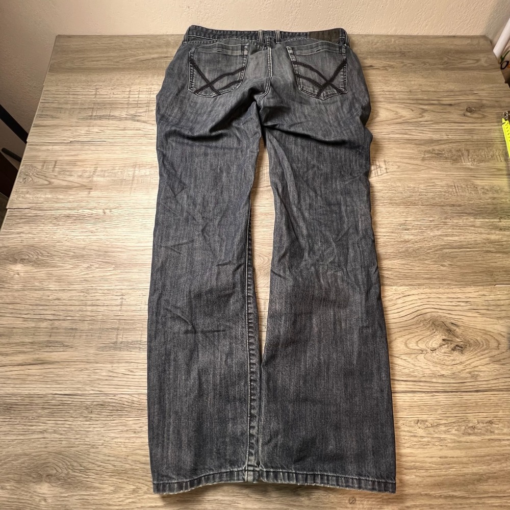 Kenneth Cole Reaction Jeans Mens 34x34 Dark Wash Straight Leg Denim Pants